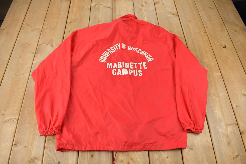 Vintage 1960s Champion University Of Wisconsin Windbreaker Jacket