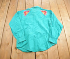 Vintage 1980s Wrangler Authentic Western Apparel Embroidered Button Up Shirt