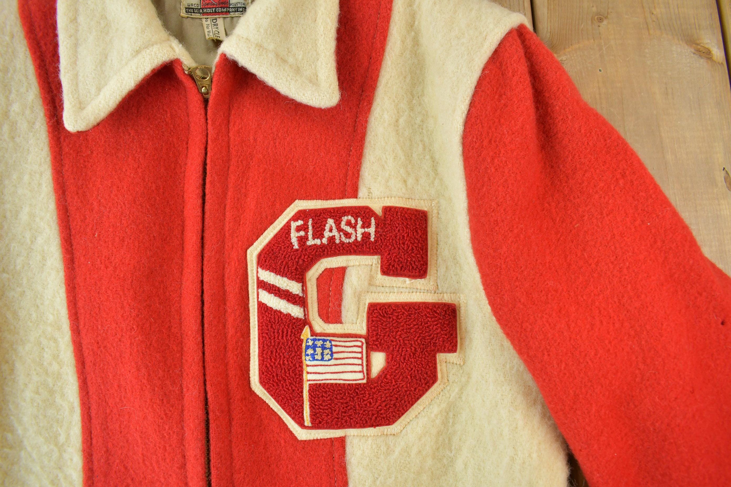 Vintage 1930s Holt's Wool Collegiate Varsity Jacket