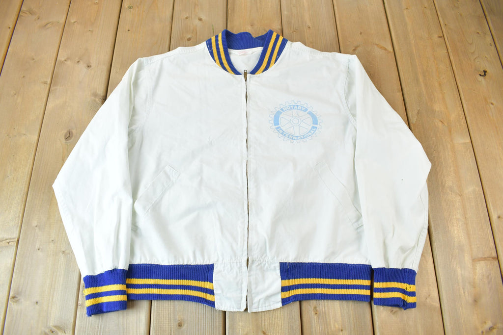 Vintage 1950s Rotary International Champion Bomber Jacket