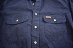 Vintage 1980s Carhartt Heavy Button Embroidered Up Shirt