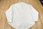 Vintage 1990s Levi's Red Tab White Button Up Flannel Shirt Size L