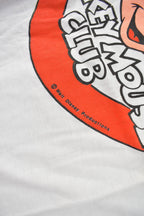 Vintage 1970s Deadstock Walt Disney Mickey Mouse Graphic Ringer T-Shirt