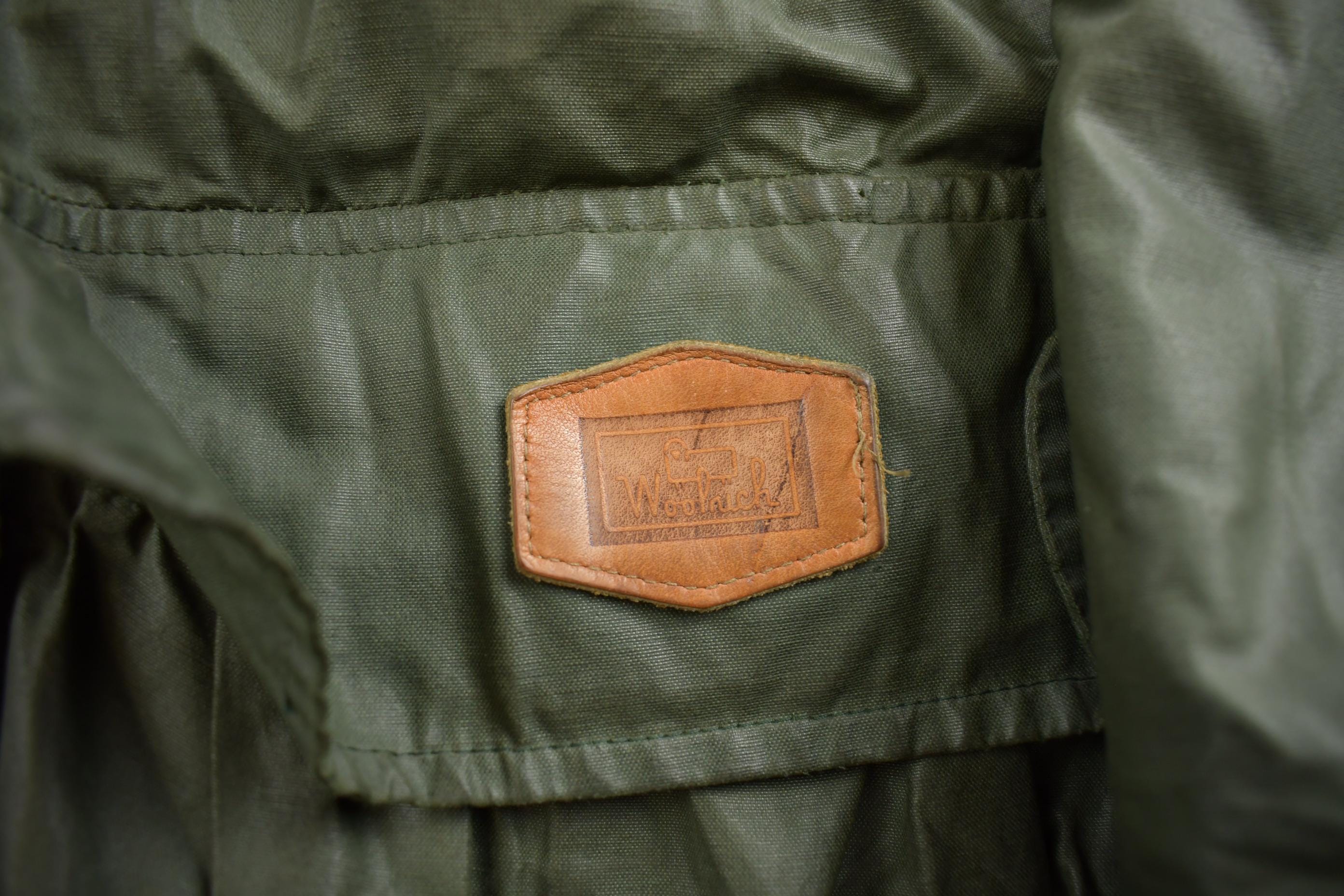 Vintage 1980s Woolrich Leather Jacket Made In USA