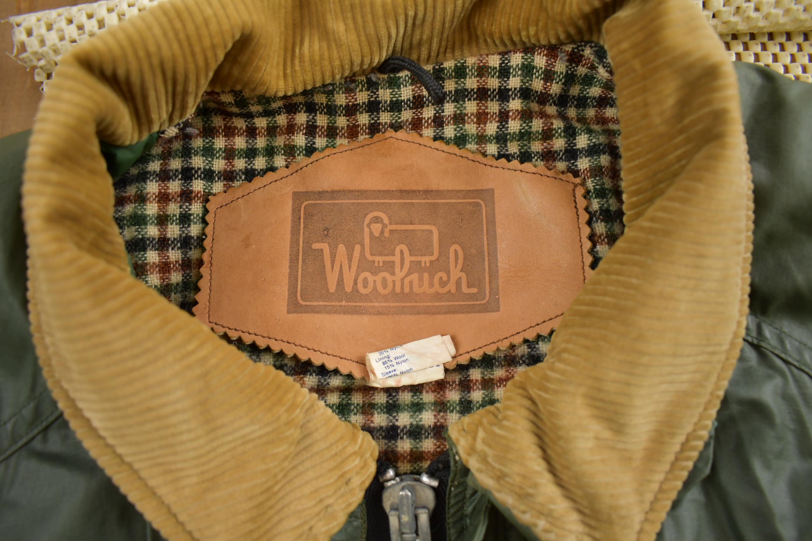 Vintage 1980s Woolrich Leather Jacket Made In USA