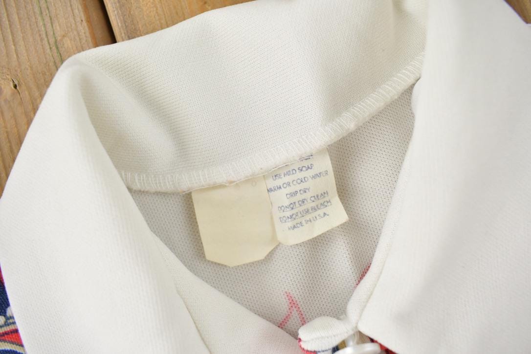 Vintage 1970s All Over Abstract Pattern Short Sleeve Button Up Shirt