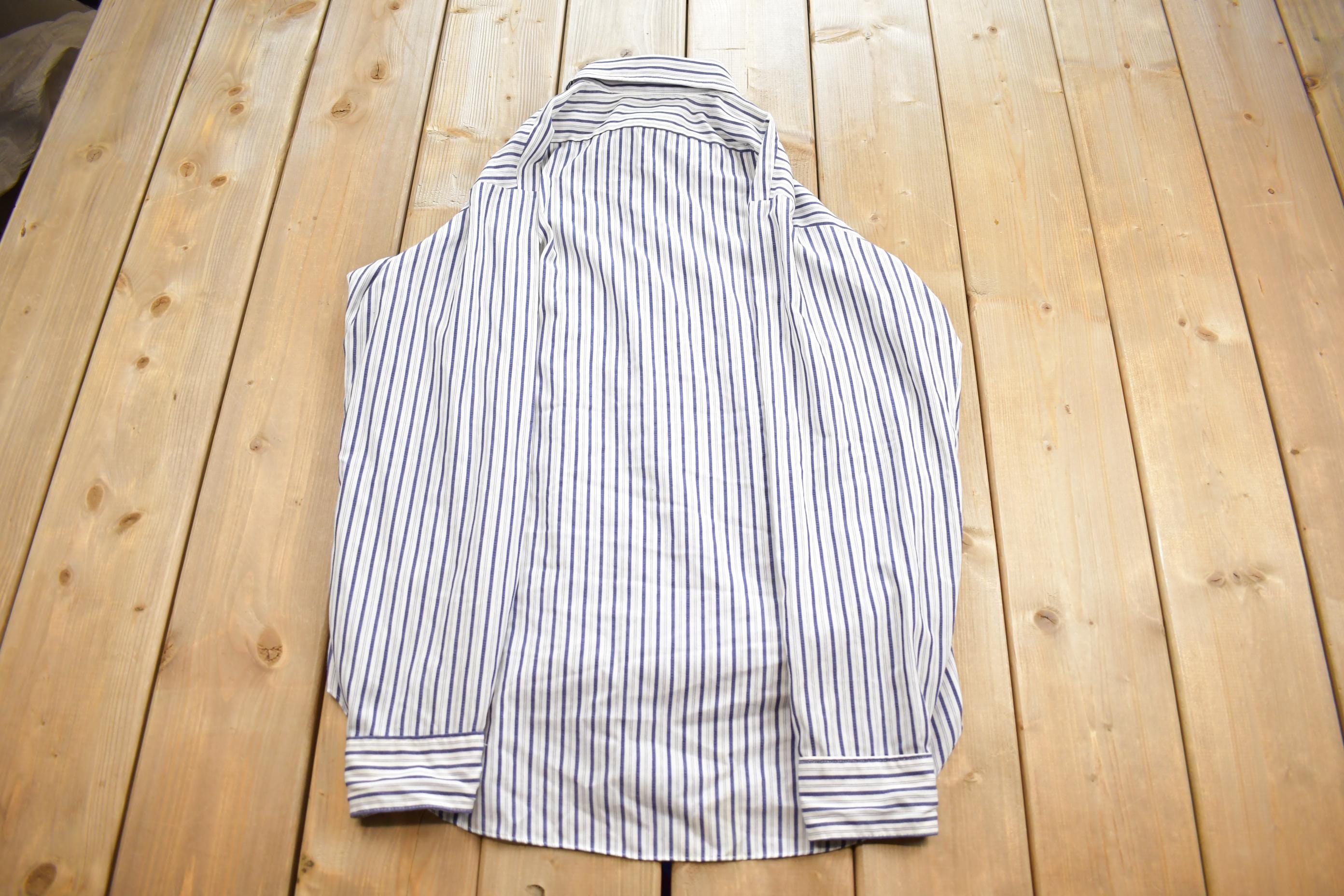 Vintage 1970s Arrow Kent Striped Button Up Shirt