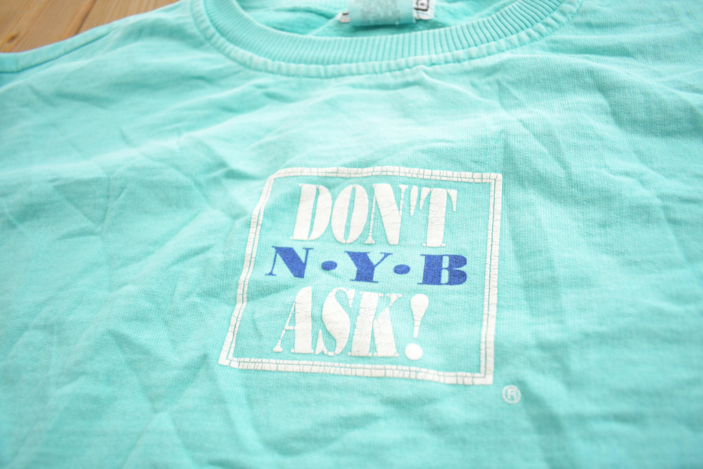 Vintage 1990s Nunya Business Crewneck Sweatshirt Made In USA