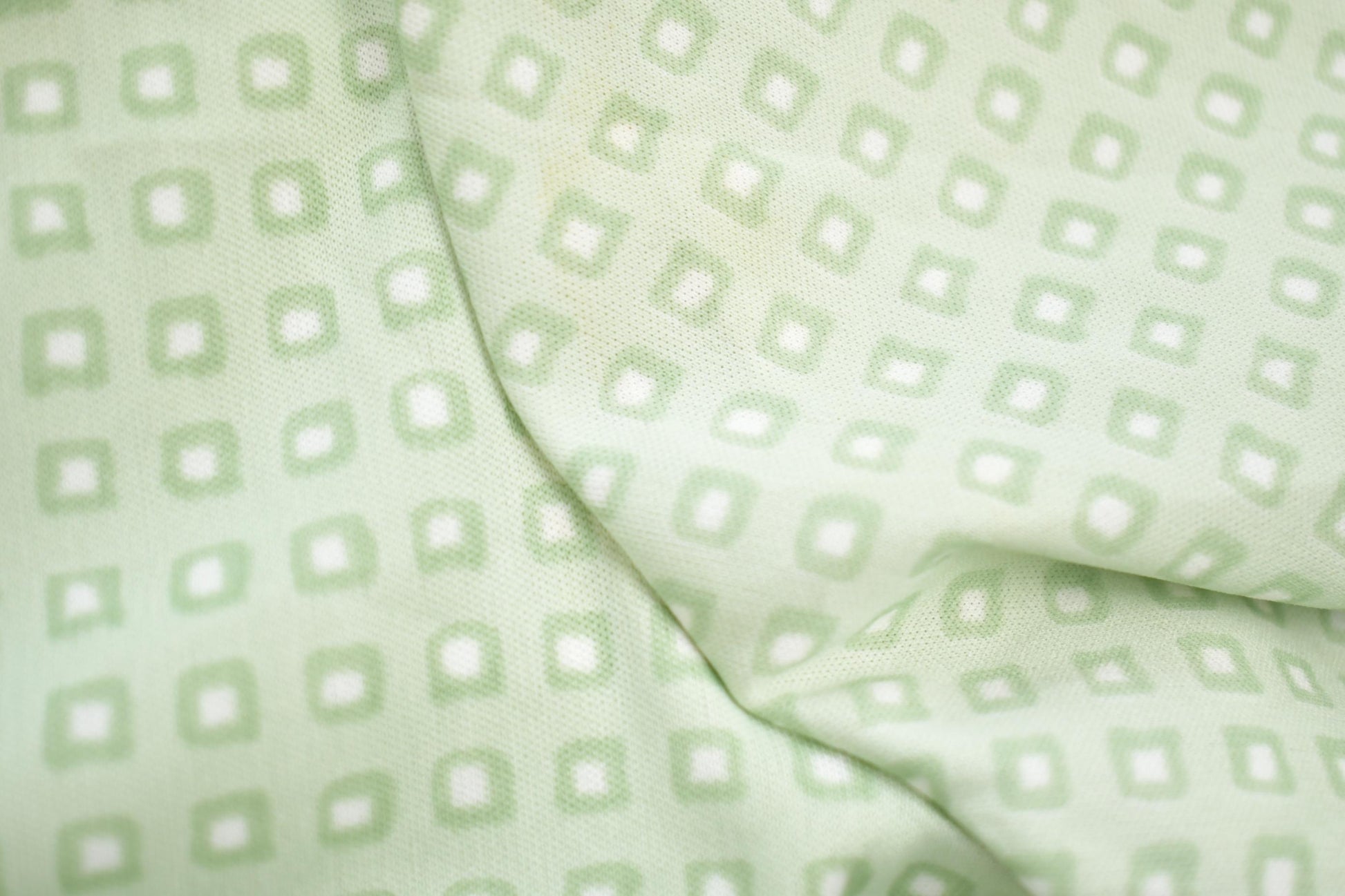 Vintage 1960s KORET Of California Square Pattern Button Up Long Sleeve Shirt