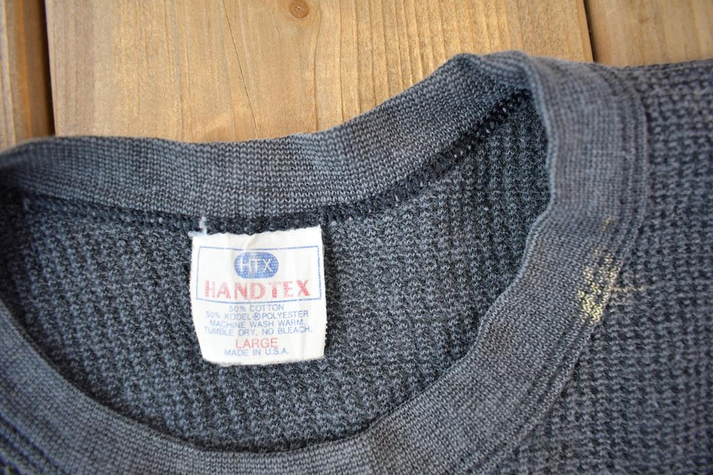 Vintage 1970s Barnett Harley Davidson El Paso Texas Long Sleeve Thermal Shirt