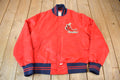 Vintage 1980s St. Louis Cardinals MLB Satin Bomber Jacket