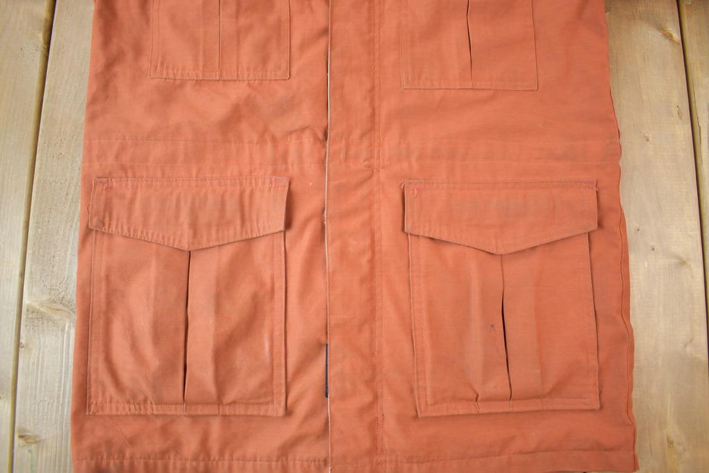 Vintage 1970s Frost Line Multi Multi Pocket Jacket Made In USA Size Small