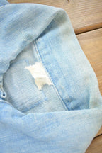 Vintage 1970s Canadian Souvenir Patch Work Jean Jacket Size XS
