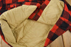 Vintage 1950s Melton Outer-Wear Buffalo Plaid Wool Hunting Jacket