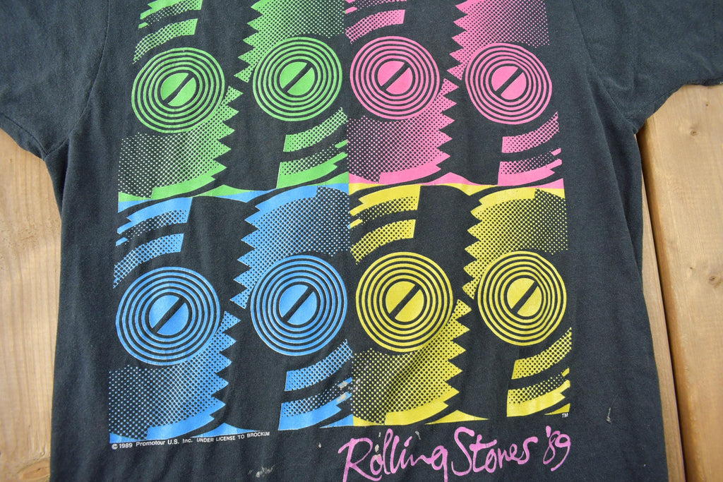 Vintage 1989 The Rolling Stones Graphic Band T-shirt