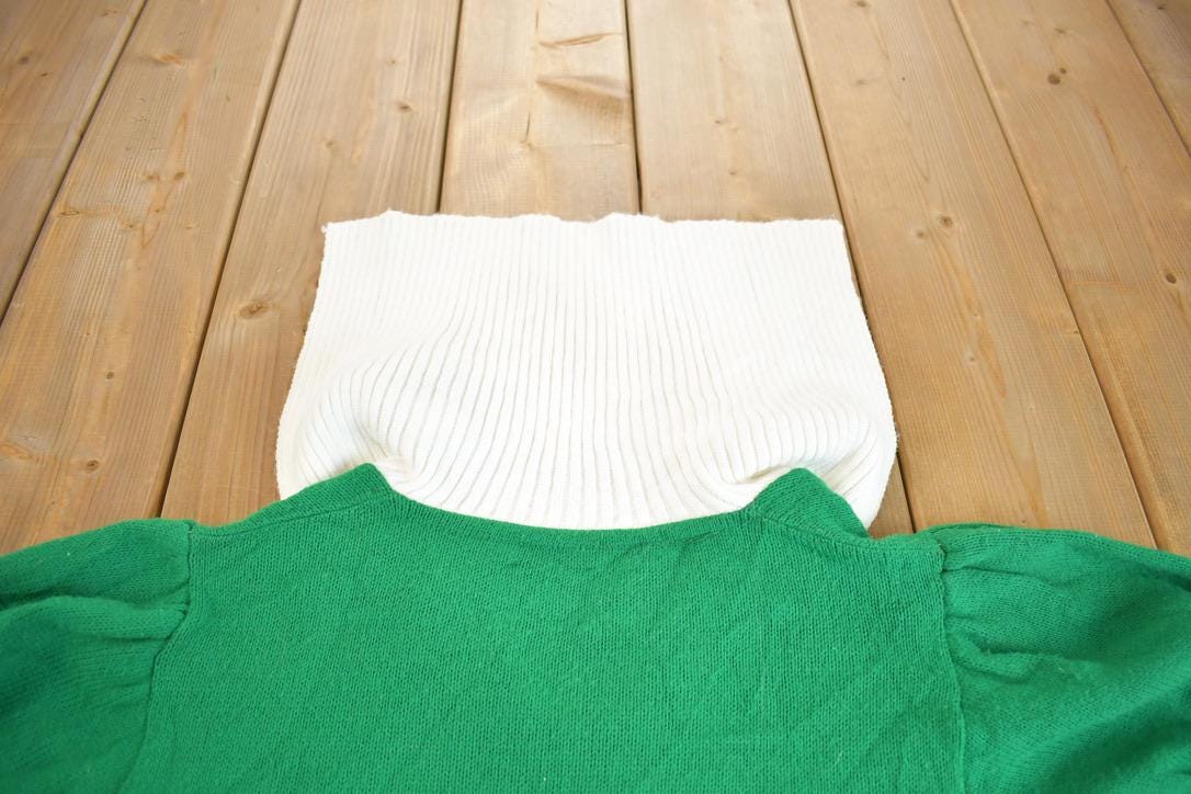 Vintage 1960s Caped Cheerleader Uniform Knit Sweater