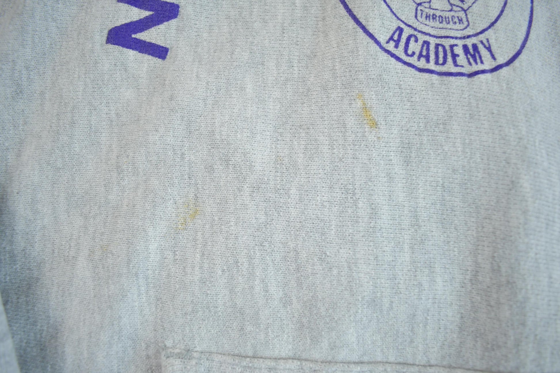 Vintage 1990s NYS Police Academy Champion Reverse Weave Heavy Weight Hooded Sweatshirt Made In USA