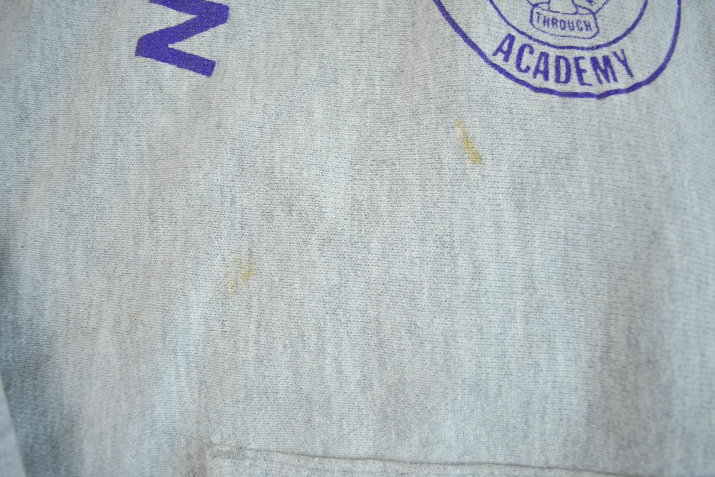 Vintage 1990s NYS Police Academy Champion Reverse Weave Heavy Weight Hooded Sweatshirt Made In USA