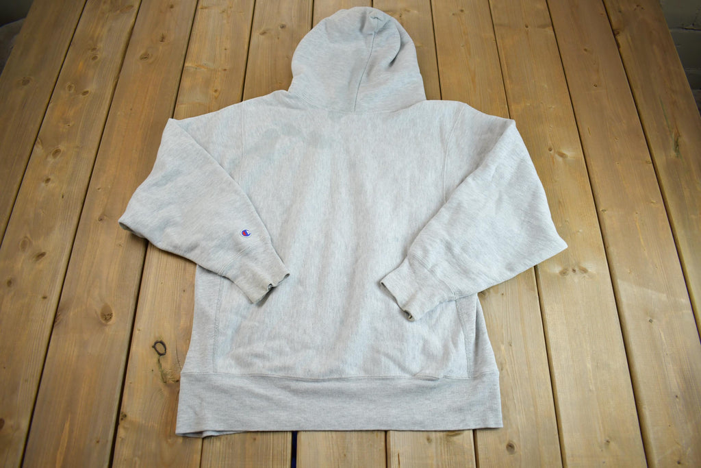 Vintage 1990s NYS Police Academy Champion Reverse Weave Heavy Weight Hooded Sweatshirt Made In USA