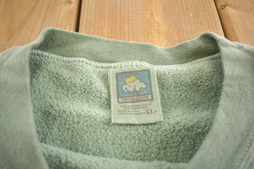 Vintage 1990s Ocean City New Jersey Embroidered Souvenir Travel Crewneck Sweatshirt Made In USA