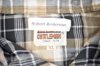 Vintage 1970s Elk Cattleman Western Plaid Button Up