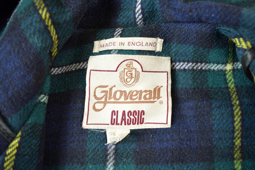 Vintage 1990s 100% Wool Gloverall Duffle Coat Made In England - Medium