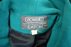 Vintage 1970s 100% Eatons Wool Button Up Jacket Made In Canada