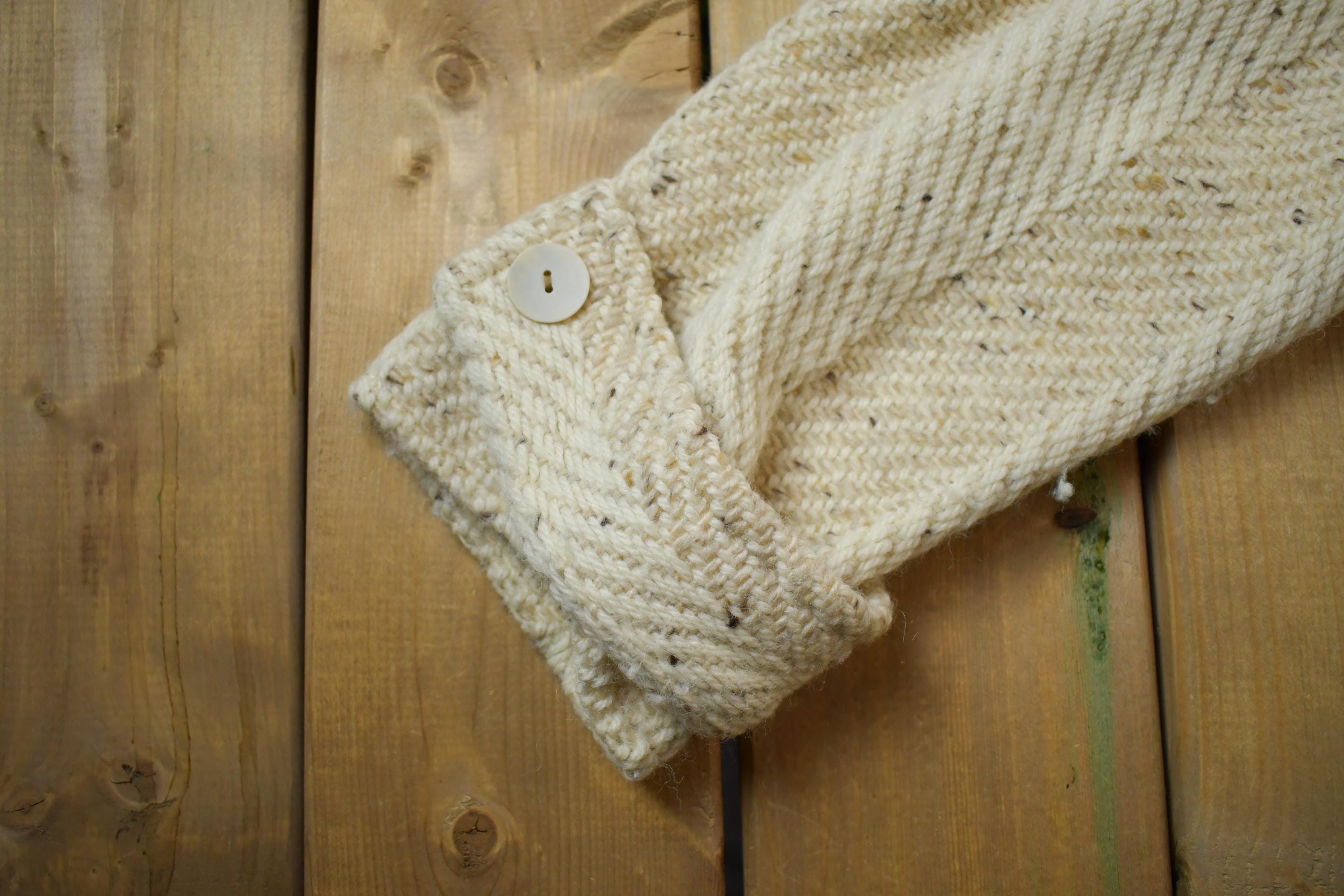 Vintage 1960s 100% Wool Striped Button Up Jacket