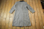 Vintage 1970s 100% Noble Fashions Wool Trench Coat Made In USA