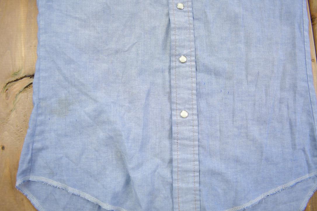 Vintage 1980s Wrangler Jean Button Up Shirt