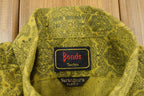 Vintage 1970s Bonds Geometric Design Pin Collar Button Up Shirt