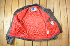 Vintage 1990s Starter NBA Chicago Bulls Leather Jacket