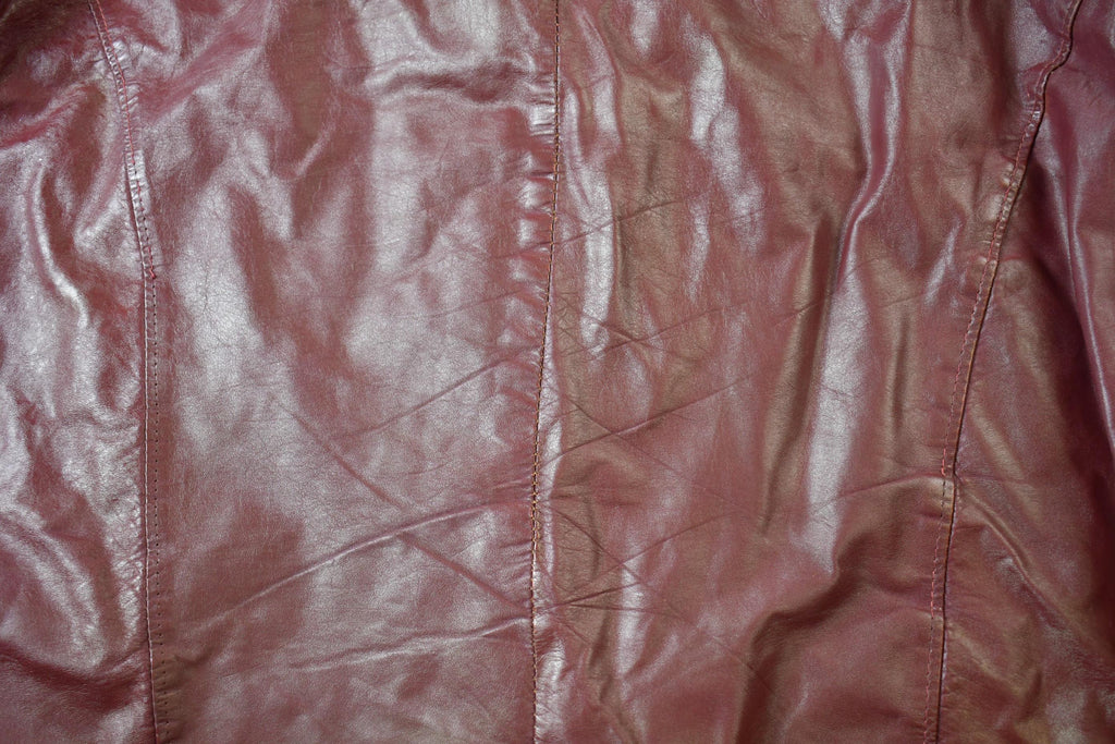 Vintage 1960s Jean Pierre Faded Leather Jacket Made In Argentina