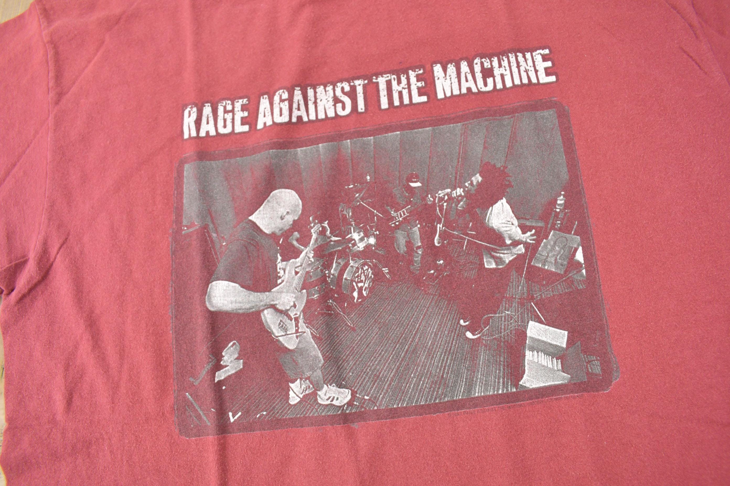 Vintage 1990s Rage Against The Machine Graphic Band T-Shirt