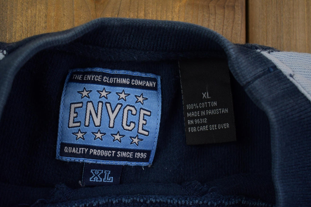 Vintage 1990s Enyce Hip Hop Streetwear Spellout Crewneck Sweatshirt- XL