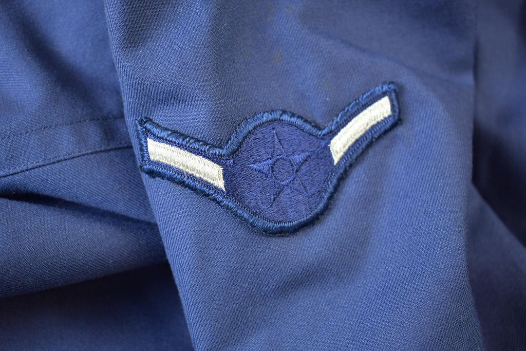 Vintage 1940s US Military Navy Sailor Officer Long Trench Coat