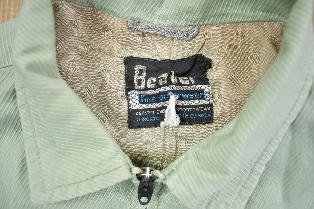Vintage 1960s Beaver Windbreaker Jacket Made In Canada