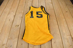 Vintage 1970s #15 Felco Basketball Jersey Size Small