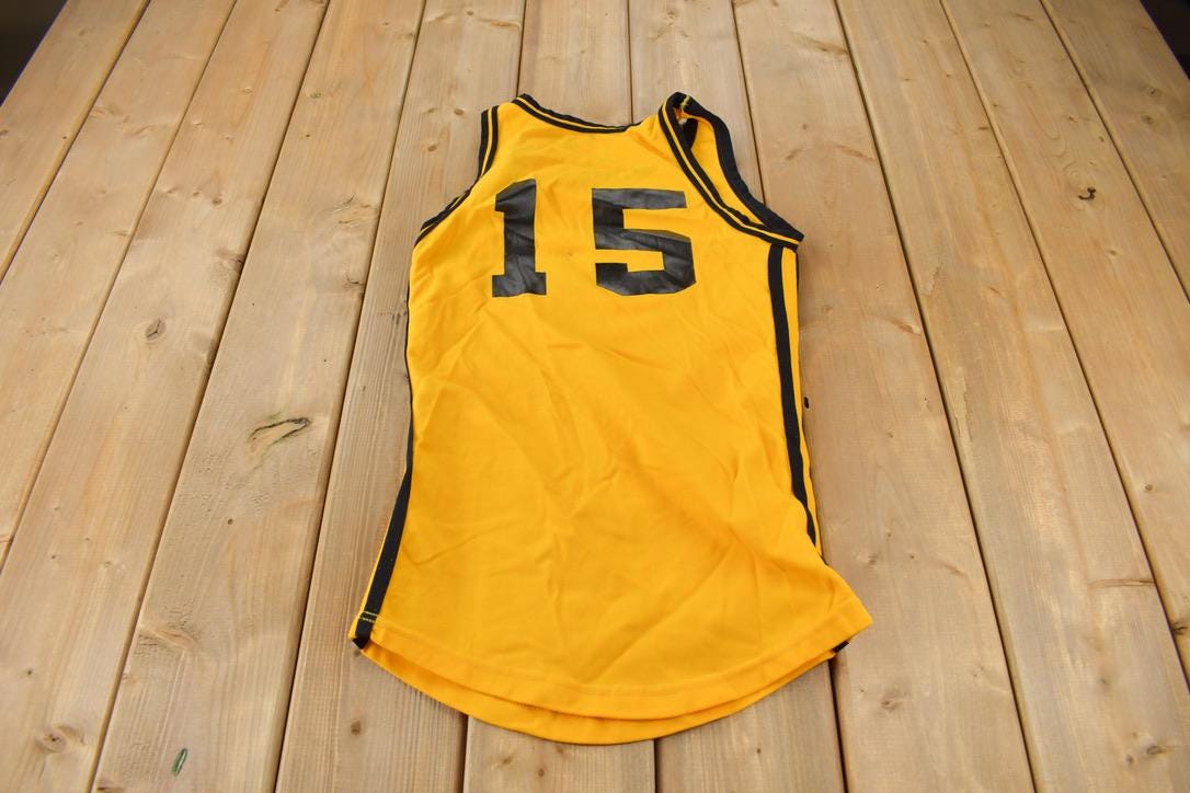 Vintage 1970s #15 Felco Basketball Jersey Size Small