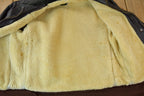 Vintage 1950s LL Bean Shearling Leather Flight Jacket