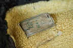 Vintage 1950s LL Bean Shearling Leather Flight Jacket