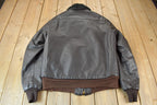 Vintage 1950s LL Bean Shearling Leather Flight Jacket