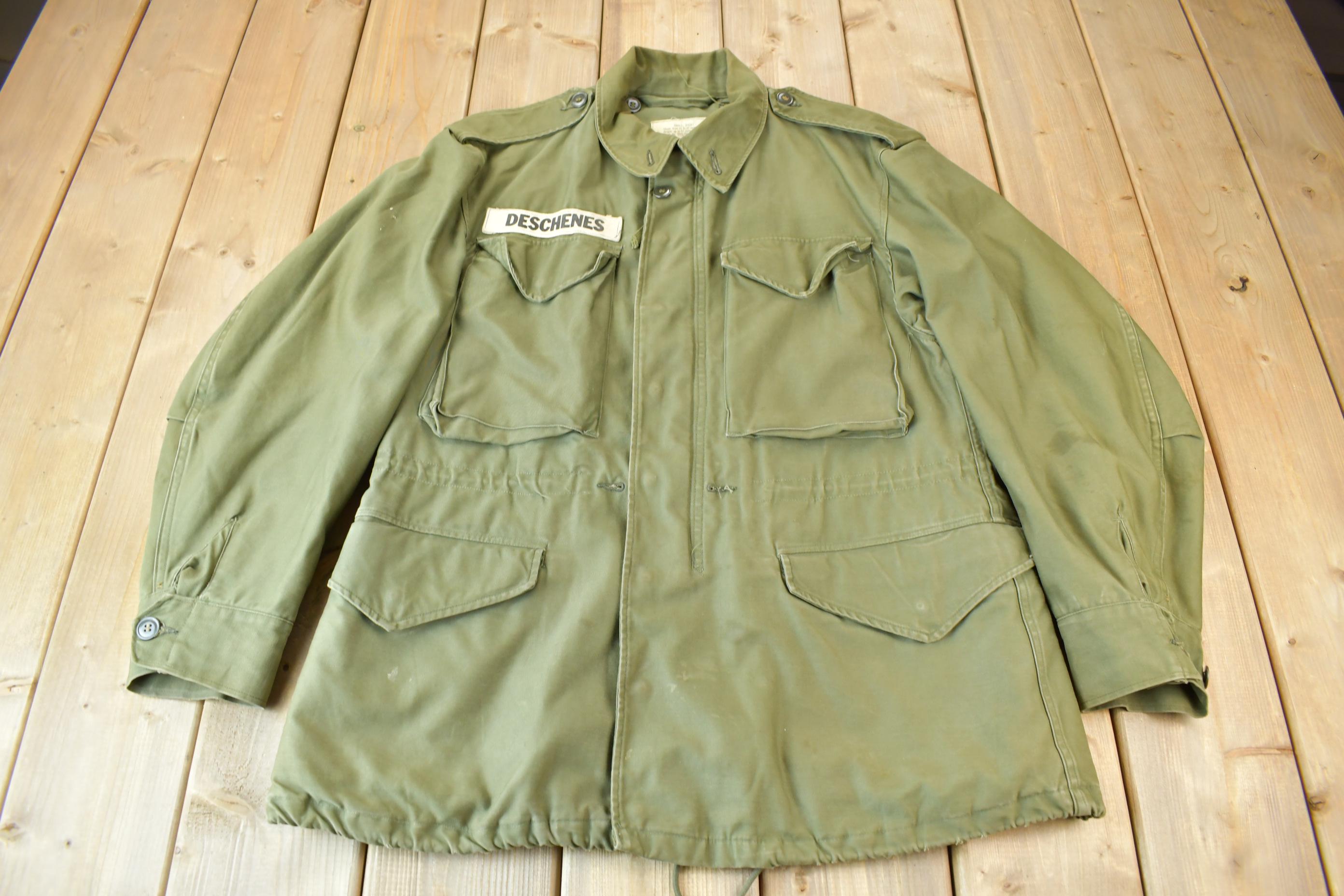Vintage 1957 US Military OG 107 Mans Field Coat