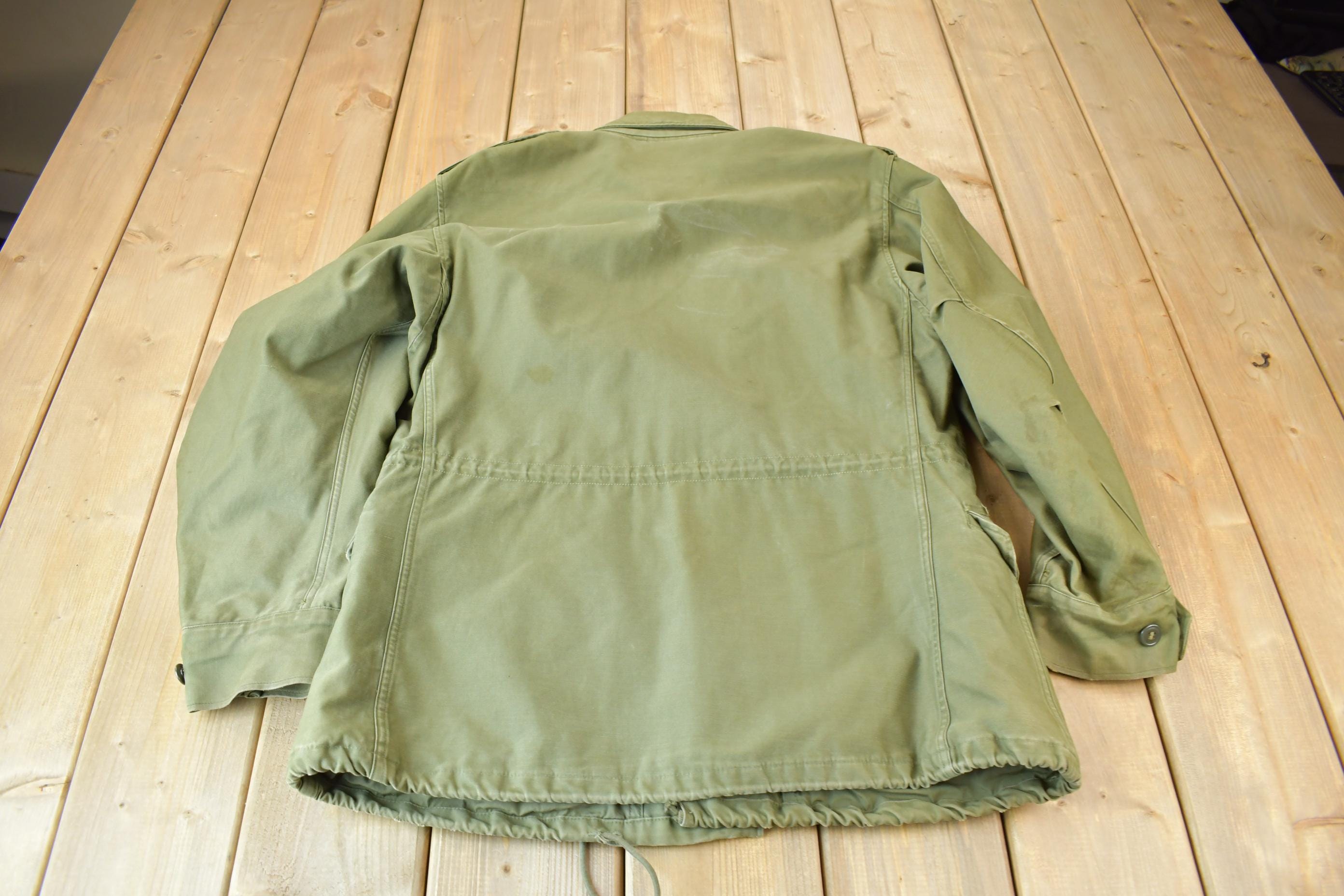 Vintage 1957 US Military OG 107 Mans Field Coat