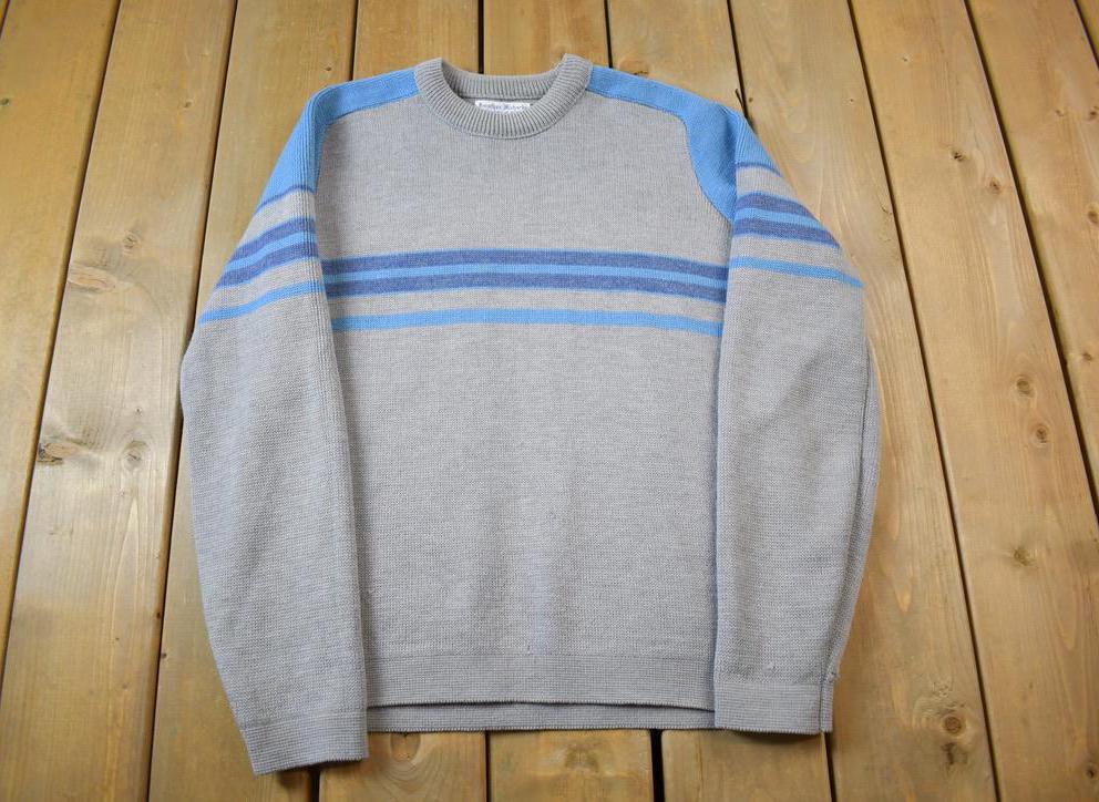 Vintage 1960s 100% Jonathan Richards Ski Wool Knit Sweater