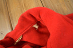 Vintage 1950s Boy Scouts Of America Red Wool Button Up Shirt