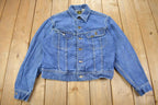 Vintage 1970s Lee Sanforized Jean Jacket Size Union Made In USA