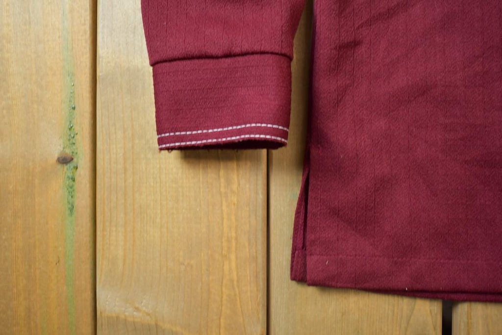 Vintage 1970s Western Style Pointed Collar Button Up Light Jacket