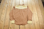 Vintage 1970s Blank Western Style Button Up Shirt