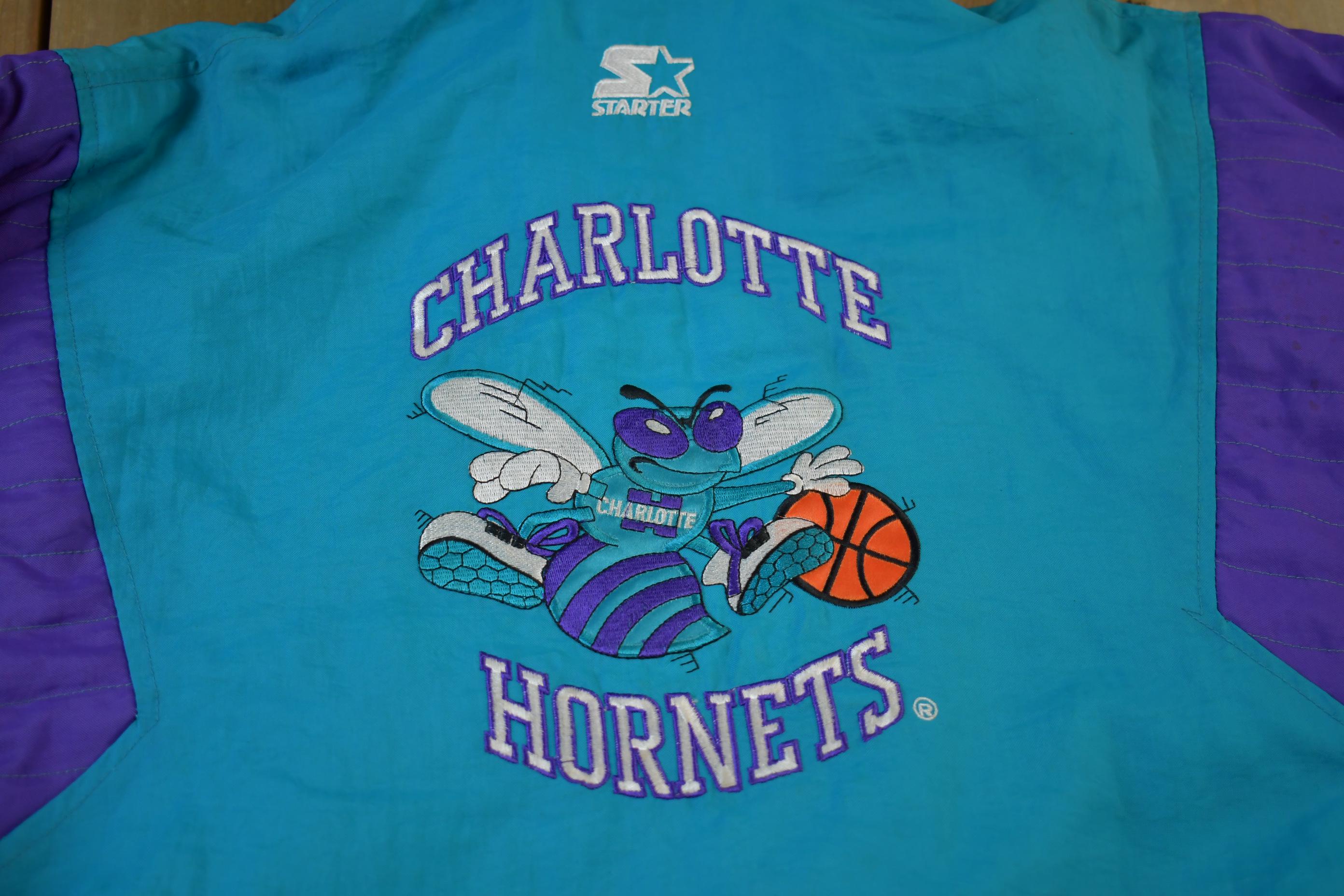 Vintage 1990s Charlotte Hornets NBA Starter Jacket